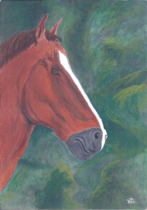 Acrílico sobre papel. Tamaño A4