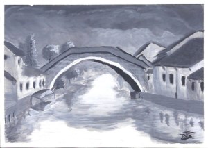 Acrílico sobre papel. Tamaño A5